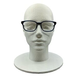 Seen SNOJ0002 CC00 Blue Square Eyeglasses Frames 46-15-125 Kids Unisex